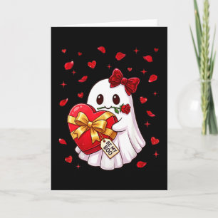 Sei mein Boo süßer Geist Valentinstag Herz Box Ros Karte
