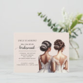 Sei mein Bridesmaid-Vorschlag für einen afrikanisc Einladung (Stehend Vorderseite)