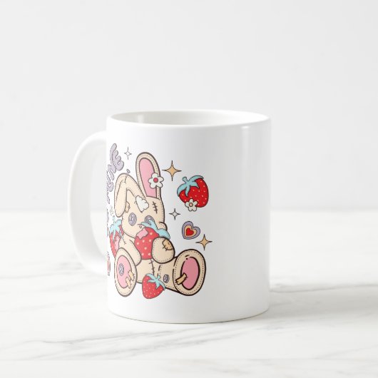 Sei mein Bunny Kaffeetasse (Vorderseite Links)
