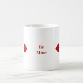 Sei mein! Cupid-Pfeil-Initialen-Kaffeetasse Kaffeetasse (Mittel)