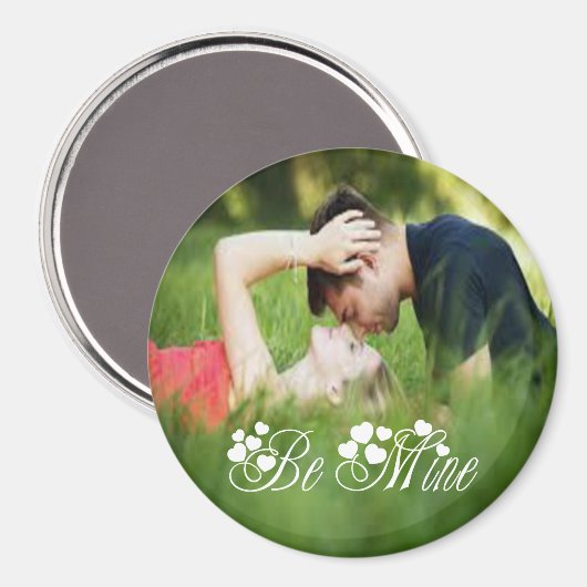 Sei mein Foto Magnet (Vorderseite/Rückseite)