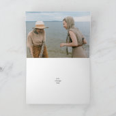 Sei mein Foto Valentinstag Feiertagskarte (Innenseite)