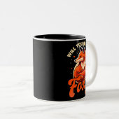 Sei mein Foxy Design Fox Valentine 177 Zweifarbige Tasse (VorderseiteRechts)