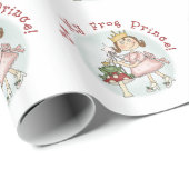 Sei mein Froschprinz Valentine Geschenkpapier (Rolleneckpunkt)