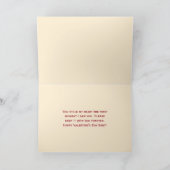 Sei mein geometrisches Herz Feiertagskarte (Innenseite)