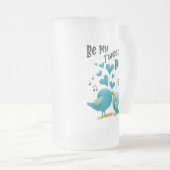 Sei mein getweetet Herz Mattglas Bierglas (VorderseiteRechts)