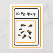 Sei mein Honig! Postkarte (Vorderseite)