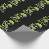Sei mein Hooman 👽 Geschenkpapier (Ecke)