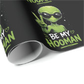 Sei mein Hooman 👽 Geschenkpapier (Rolleneckpunkt)