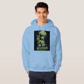 Sei mein Hooman 👽 Hoodie (Vorne ganz)