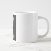 Sei mein Hooman 👽 Jumbo-Tasse (Rechts)