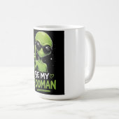 Sei mein Hooman 👽 Kaffeetasse (VorderseiteRechts)