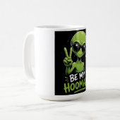 Sei mein Hooman 👽 Kaffeetasse (Vorderseite Links)