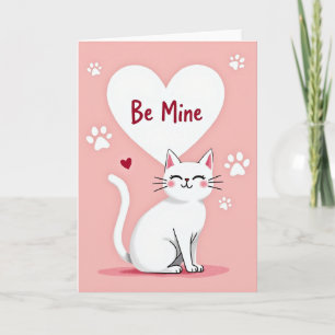 Sei Mein Katzen-Liebeskarte Karte
