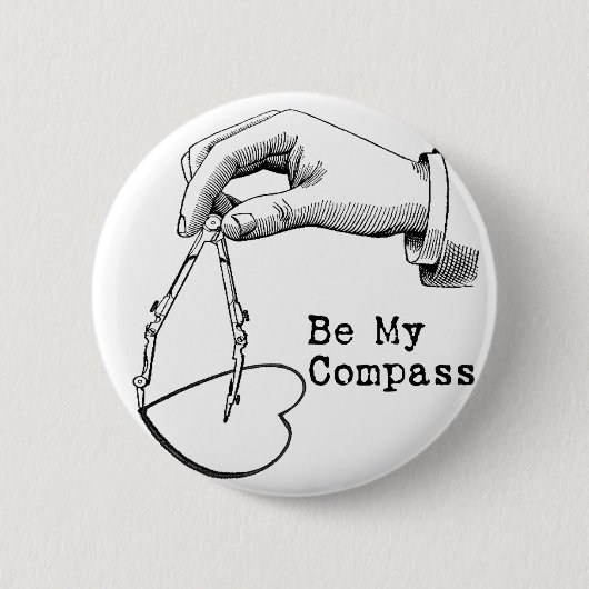 Sei mein Kompass Button (Vorderseite)