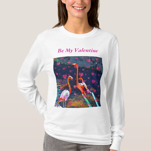 Sei mein kosmisches Valentin T-Shirt (Vorderseite)