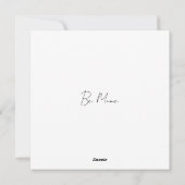 Sei Mein Liebes Du Karte (Rückseite)