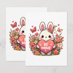 sei mein, lustiger Hase Valentinstag Liebe Begleitkarte