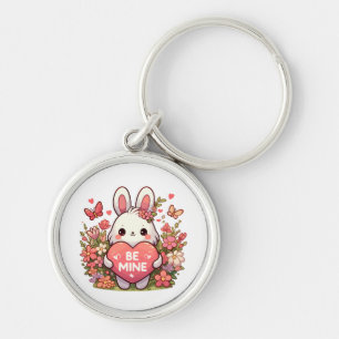 sei mein, lustiger Hase Valentinstag Liebe Schlüsselanhänger