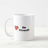 Sei mein Mini-Valentine-Design-Gamer-Shirt Kaffeetasse (Links)