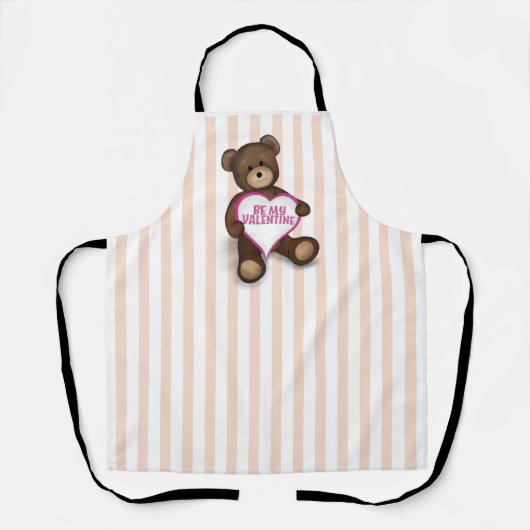 Sei mein Niedlicher Teddybär und mein Herz Schürze (Vorderseite)