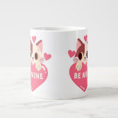 Sei mein Niedliches Kätzchen Jumbo-Tasse (Vorderseite)