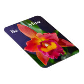 Sei mein Orange Orchid Flexible Magnet (Rechte Seite)