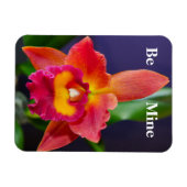 Sei mein Orange Orchid Flexible Magnet (Horizontal)