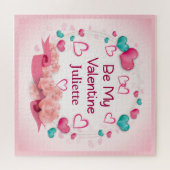 Sei mein Personalisiertes Puzzle mit dem Valentin (Horizontal)