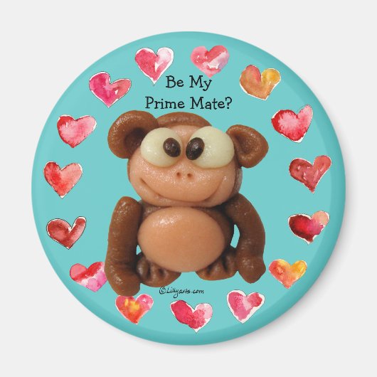 Sei mein Premierminister Monkey Personalisiert Mag Magnet (Vorne)