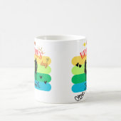 Sei mein - Romantischer Valentinstag Kaffeetasse (Mittel)