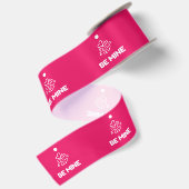 Sei Mein Rosa Herzen Satinband (Rückseite)