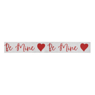 Sei Mein Roter Glitter Valentinstag Grosgrain Band Ripsband