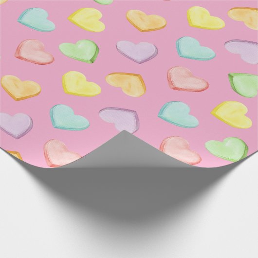 Sei mein süßes Herz Geschenkpapier (Ecke)