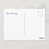 Sei mein süßes Valentin - mit süßen Zuckerherzen! Postkarte (Rückseite)