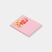 Sei Mein Teddybär Post-it Klebezettel (angewinkelt)