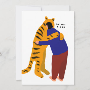 Sei mein Tiger Feiertagskarte