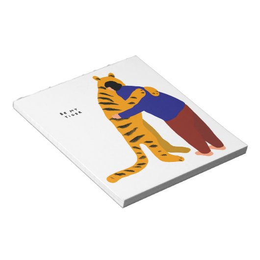 Sei mein Tiger Notizblock (angewinkelt)