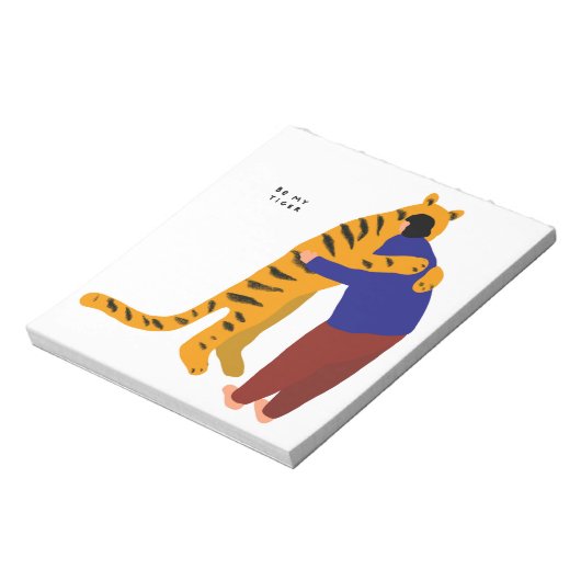 Sei mein Tiger Notizblock (Rotiert)