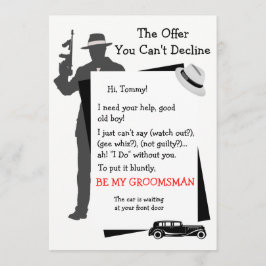 Sei mein Trauzeuge Angebot, das du nicht abbauen k Einladung