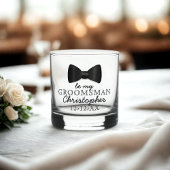 Sei mein Trauzeuge Name Wedding Whiskey Glass Whiskyglas
