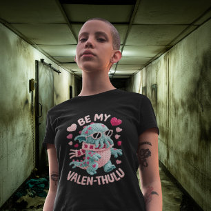 Sei mein Valen-thulu Valentinstag T-Shirt