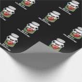 Sei mein Valen-thyme Funny Valentine Pun Dark BG Geschenkpapier (Ecke)