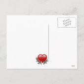 Sei mein Valentin, Jack! Feiertagspostkarte (Rückseite)