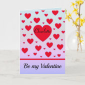Sei mein Valentin Karte (Gelbe Blume)
