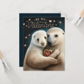 Sei mein Valentin Karte (Vorderseite/Rückseite Beispiel)