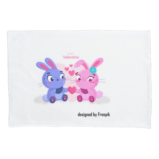 Sei mein Valentin Kissenbezug (Vorderseite)