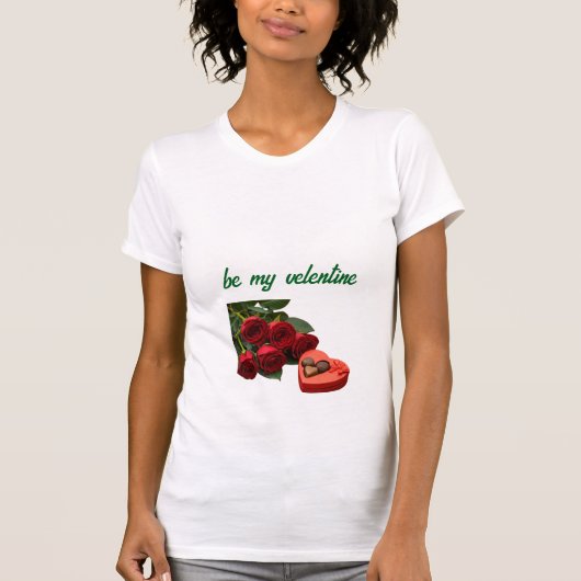 Sei mein Valentin: Liebe in der Luft" T-Shirt (Vorderseite)