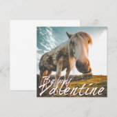 Sei mein Valentin mit Blick Pferd V2.0 (Vorne/Hinten)