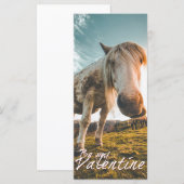 Sei mein Valentin mit Blick Pferd V2.0 (Vorne/Hinten)